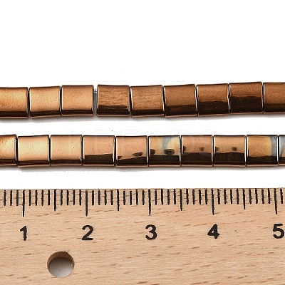 Electroplated Non-magnetic Synthetic Hematite Beads Strands G-G089-B02-11-1