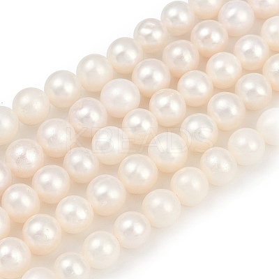 Natural Cultured Freshwater Pearl Beads Strands PEAR-I007-07X-04A-1
