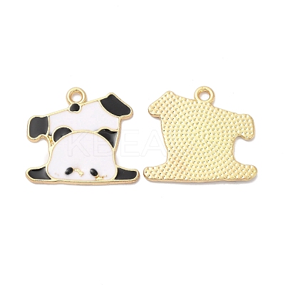 Alloy Enamel Pendants ENAM-D046-09G-03-1