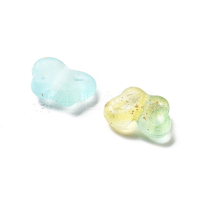 Gradient Color Transparent Acrylic Beads OACR-M023-05A-1