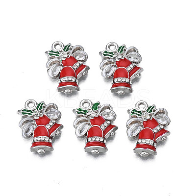 Rack Plating Alloy Enamel Pendants LS-ENAM-N055-143P-1