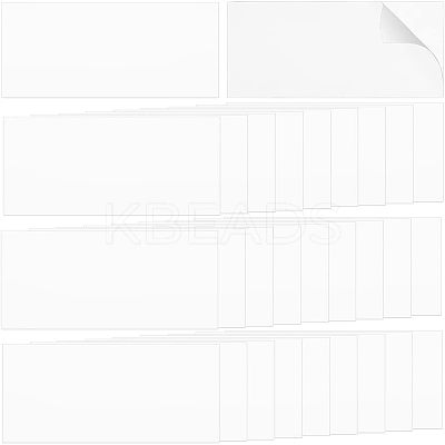 PVC Tag Shelf Label Holders LS-FIND-WH0038-08-1
