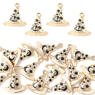 15Pcs Halloween Theme Alloy Pendants ENAM-YW0006-60-1