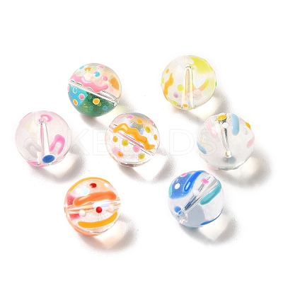 Transparent Glass Beads GLAA-B008-01-1