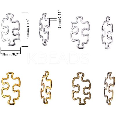 Tibetan Style Alloy Linking Rings TIBE-PH0004-89-1