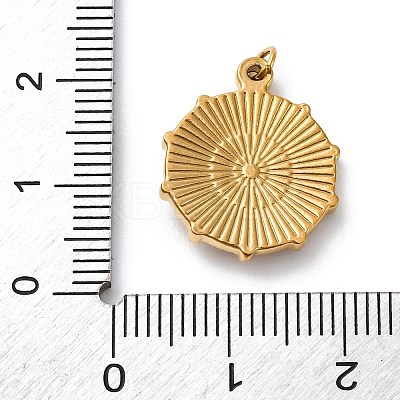 304 Stainless Steel Rhinestone Pendants STAS-I331-01G-1