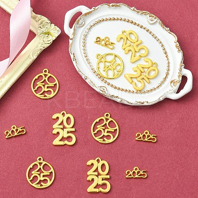 12Pcs 3 Styles Rack Plating Alloy Pendants FIND-YW0006-95-1