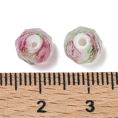 Handmade Gold Sand Lampwork Beads X-L26BN011-1