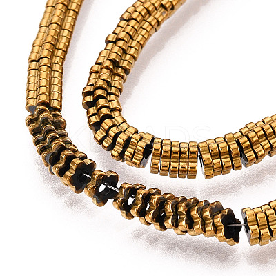Electroplated Synthetic Non-magnetic Hematite Beads Strands X-G-T139-63C-1