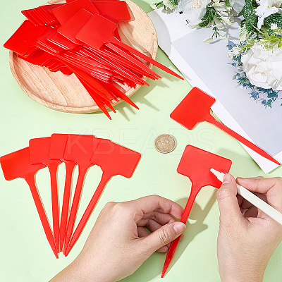 50Pcs Plastic Plant Labels FIND-SP0005-64C-1
