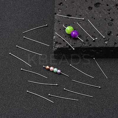 Tarnish Resistant 304 Stainless Steel Ball Head Pins X-STAS-L153-03-1