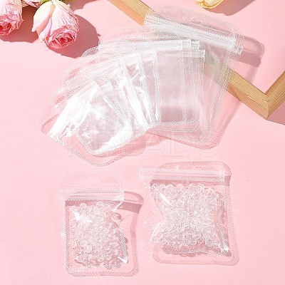 40Pcs 4 Styles Transparent Plastic Resealable Packaging Bags OPP-FS0001-10-1
