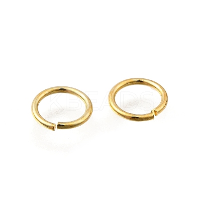 Brass Open Jump Rings KK-B147-03G-G-1