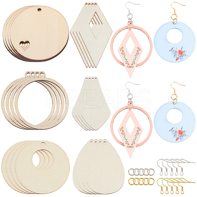 DIY Earring Jewelry Making Kit DIY-SP0004-31-1
