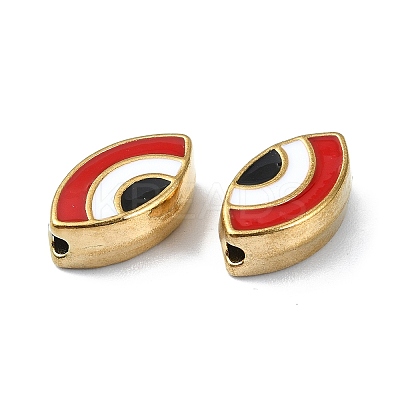 Ion Plating(IP) 304 Stainless Steel Enamel Beads STAS-Q318-12B-1