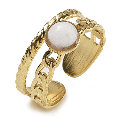 Natural & Synthetic Gemstone Finger Rings RJEW-U027-06G-1