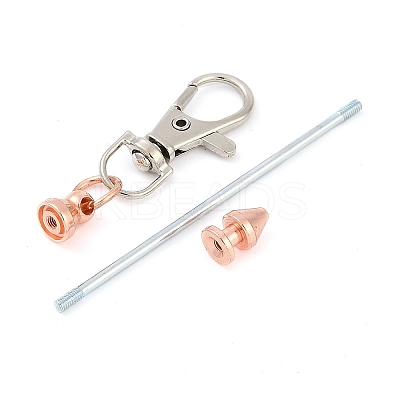 Alloy Beadable Pendant Decorations LS-KEYC-D288-01RG-1