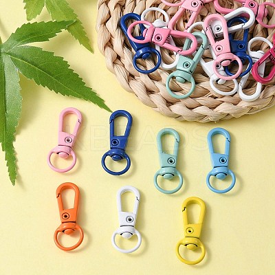 20Pcs Spray Painted Alloy Swivel Clasps FIND-YW0001-72-1