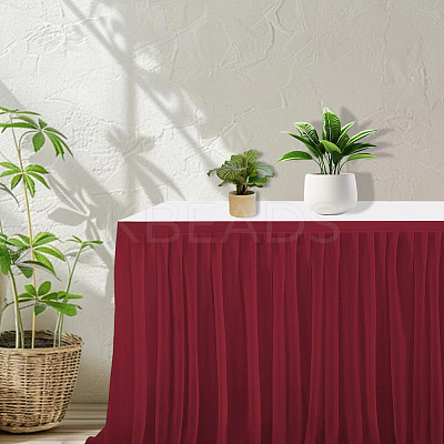 Polyester Table Skirt AJEW-WH20022-20H-1