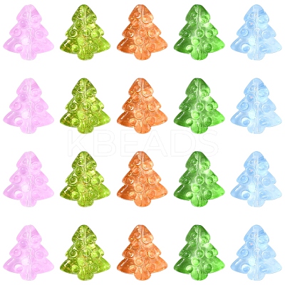 40Pcs Dyed & Heated Glass Beads GLAA-FS0001-88A-1