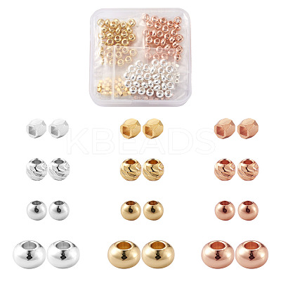 Brass Spacer Beads KK-KS0001-13-1