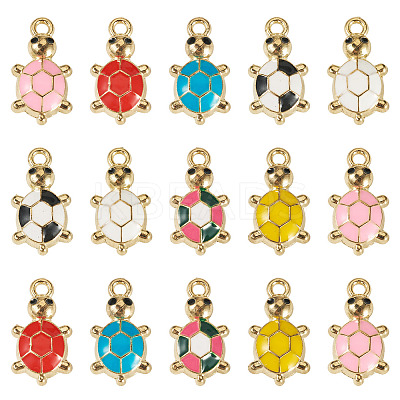 20Pcs Alloy Enamel Pendants ENAM-TA0003-57-1