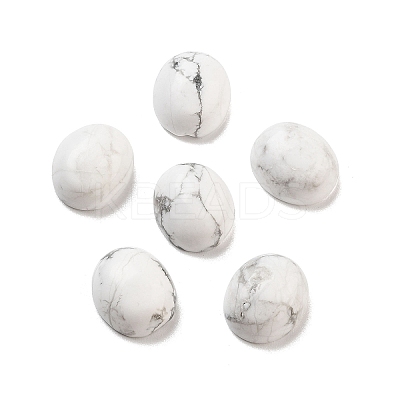 Natural Howlite Cabochons G-G145-01A-36-1
