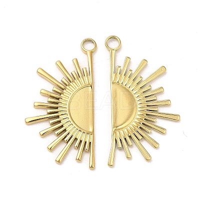 Ion Plating(IP) 304 Stainless Steel Pendants STAS-L020-039G-1