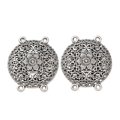 Tibetan Style Alloy Multi-Strand Links FIND-C094-20AS-1