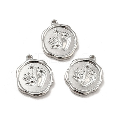 Tarnish Resistant 304 Stainless Steel Pendant Rhinestone Settings STAS-I197-001P-1