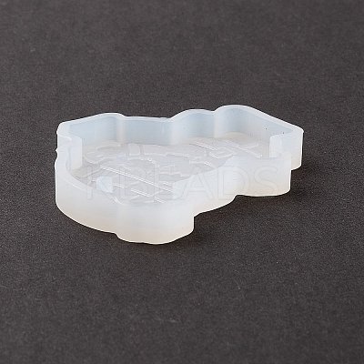 Christmas Theme DIY Santa Claus Pendant Silicone Statue Molds LS-DIY-K054-12-1