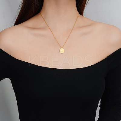 Stylish 304 Stainless Steel Star of David Pendant Necklace for Women's Daily Wear NW9851-1-1