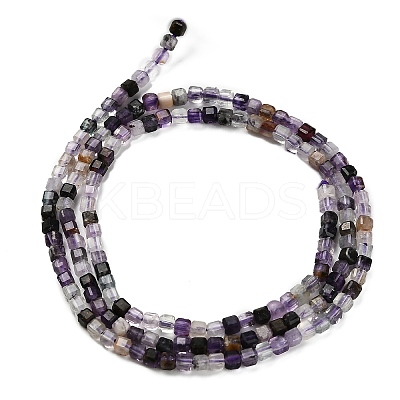 Natural Purple Fluorite Beads Strands LS-G-RM2025-32B-04-1