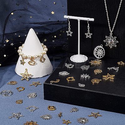 2 Bags 2 Colors Tibetan Style Pendants FIND-FH0003-66-1