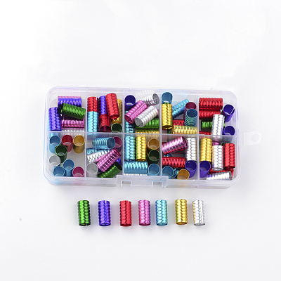 Aluminum Dreadlocks Beads Hair Decoration ALUM-R008-01-B-1