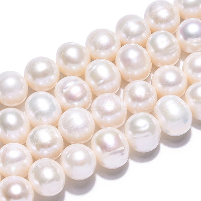 Natural Cultured Freshwater Pearl Beads Strands PEAR-N013-10E-1