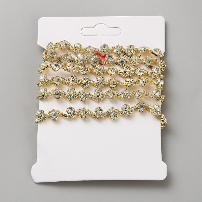 Glass Rhinestone Chains DIY-WH0683-18B-1