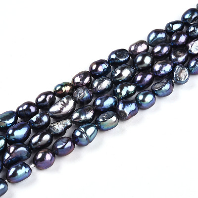 Natural Cultured Freshwater Pearl Beads Strands PEAR-N014-06G-04-1