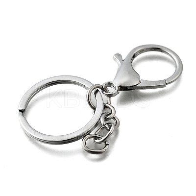 Alloy & Iron Keychain Clasps FIND-Q003-02P-1