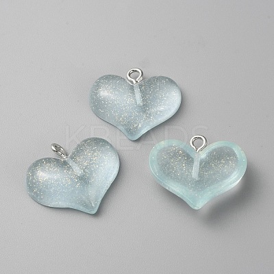 Transparent Resin Pendants FIND-WH0152-330A-02-1