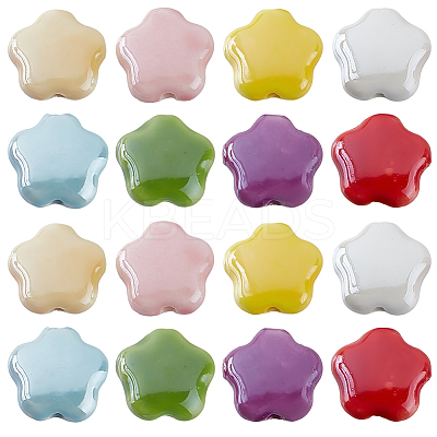 40Pcs Handmade Porcelain Beads PORC-PA0001-21-1