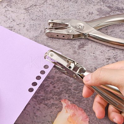 Iron Single Hole Puncher for Craft Paper TOOL-R089-02-1