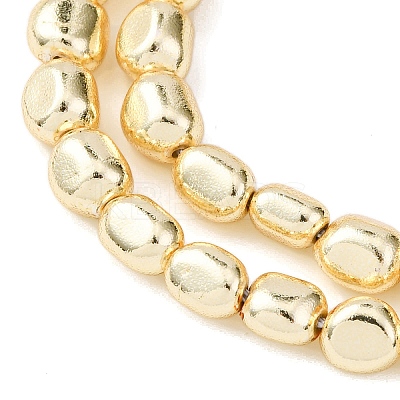 Electroplate Non-magnetic Synthetic Hematite Beads Strands G-L485-17A-G-1