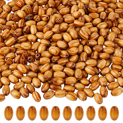 500Pcs Natural Wood Beads WOOD-DC0001-15-1