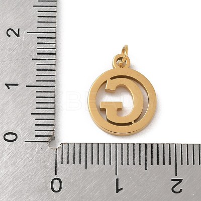 304 Stainless Steel Charms
with Jump Ring STAS-R001-02G-G-1