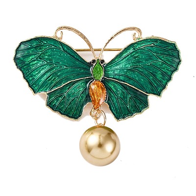 KC Gold Plated Alloy Brooches JEWB-L017-04KCG-03-1