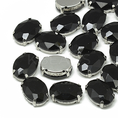 Sew on Rhinestone RGLA-T091-6x8mm-02P-1