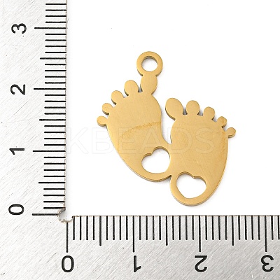 Ion Plating(IP) 304 Stainless Steel Pendants STAS-B056-18G-1