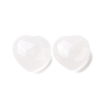 Natural Quartz Crystal Heart Love Stone G-I285-06K-1