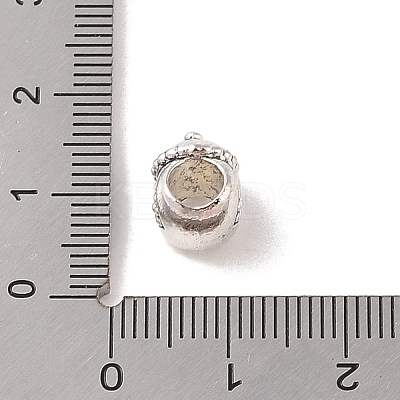 Tibetan Style Alloy European Beads TIBE-Q090-70AS-1